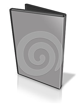 Open Grey DVD Case