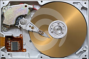 Open hard disk