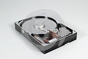Open hard drive