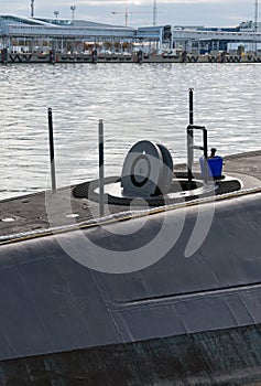 Open hatch in a submarine.