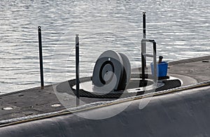 Open hatch in a submarine.