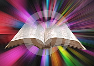 Open holy bible scripture book god christ jesus yahweh spirit heaven prophecy prophetic word logos