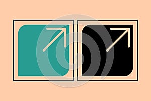 Open icon. icon related to UI elements. suitable for web site, app, user interfaces,element, printable etc. solid icon style.