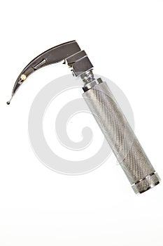 Open illuminated laryngoscope photo