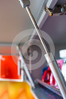 open kitchen shelf