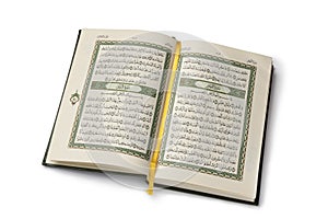 Open Koran book