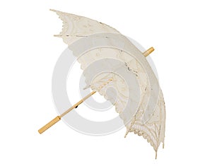 Open lace umbrella