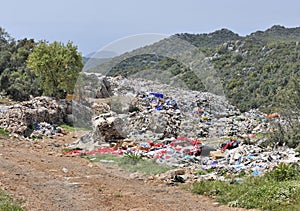 Open landfill site photo