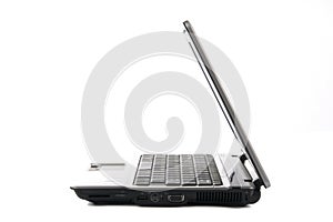 Open laptop computer