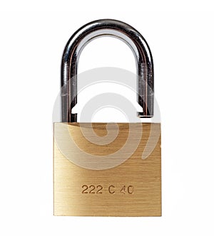 Open lock isolated