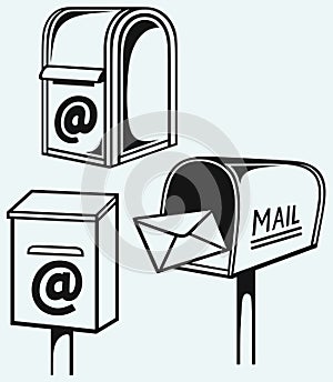 Open Mailbox with letters