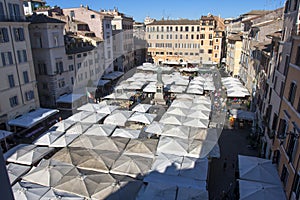 Open market in Rome - Campo de Fiori