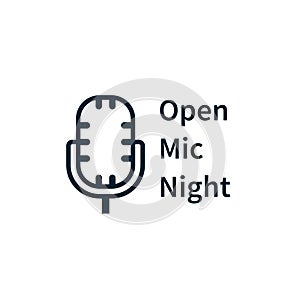 Open mic night poster