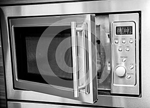 Open microwave photo