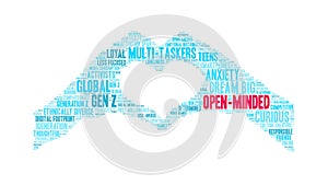 Open-Minded Animated Word Cloud