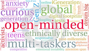 Open-Minded Word Cloud