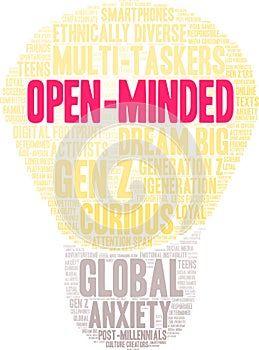 Open-Minded Word Cloud