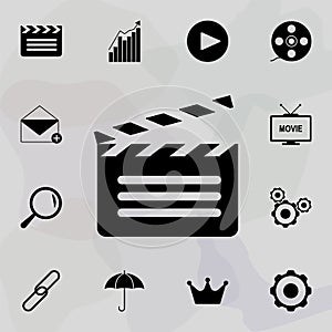 open movie cracker icon. web icons universal set for web and mobile