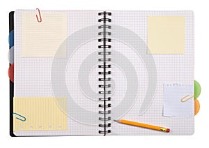 Open notebook