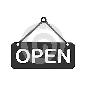 Open notice board icon design