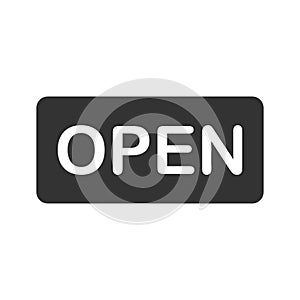 Open notice board icon design