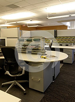 Open Office Cubical workspace photo