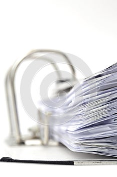 Open office ring binder