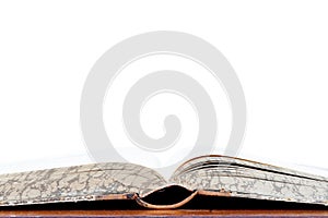 Open old book - a fount of knowledge photo