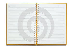 Open Orange notebook