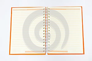 Open Orange notebook