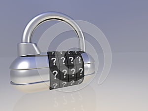 Open pad lock