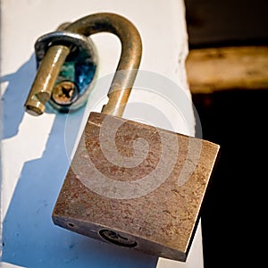 Open Padlock