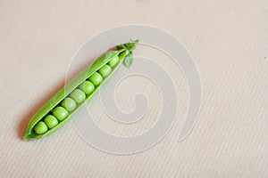 Open pea pod