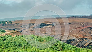 Open pit coal mining, Sangatta, Indonesia