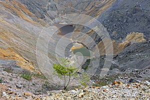 Open pit copper mine