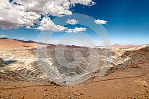 Open-pit copper mine