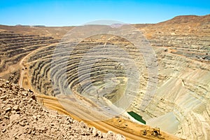 Open-pit copper mine