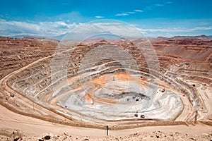 Open-pit copper mine