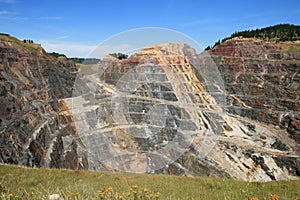 Open pit gold mine