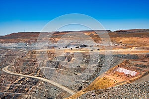 Open pit goldmine in Kalgoorlie, Western Australia