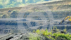 Open pit lignite coal mine