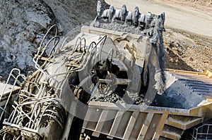 Open pit machinery