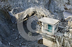 Open pit machinery