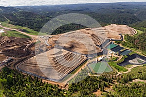 Open pit mine