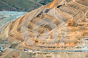 Open pit mine