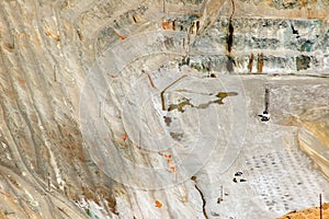 Open pit mine