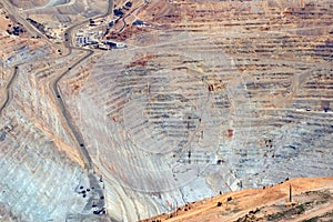 Open pit mine