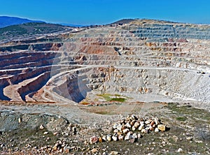 Open pit mine