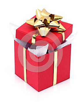 Open present in box