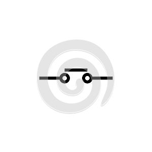 Open push switch symbol. Open push switch circuit symbol, Open push switch sign